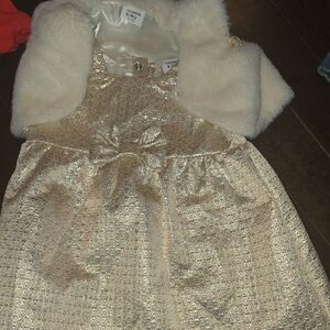 Crown & Ivy Gold Kids Casual Dress